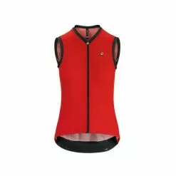 Assos UMA GT NS Lady Radtrikot ärmellos National Red