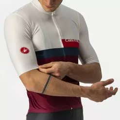 Castelli A BLOCCO Jersey Kurzarmtrikot Ivory/Red-Blue-Bordeaux -Fahrräder Verkaufsladen castelli a blocco jersey kurzarmtrikot ivory red blue bordeaux4