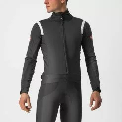 Castelli Alpha Ros2 Jacket Light Black / White-dark Grey