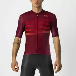 Castelli Endurance Pro Jersey Bordeaux / Red-orange