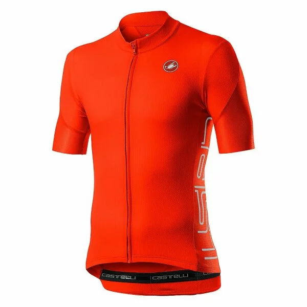 Castelli Entrata V Kurzarmtrikot Fiery Red 3 Castelli Entrata V Kurzarmtrikot Fiery Red