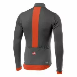 Castelli Fondo FZ Langarmtrikot -Fahrräder Verkaufsladen castelli fondo fz langarmtrikot dunkelgrau orange2