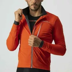 Castelli Go Jacket Jacket - Fiery Red - Silver Grey -Fahrräder Verkaufsladen castelli go jacket jacket fiery red silver grey3