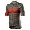 Castelli Jersey Maison -Fahrräder Verkaufsladen castelli maison jersey kurzarmtrikot bark green fiery red