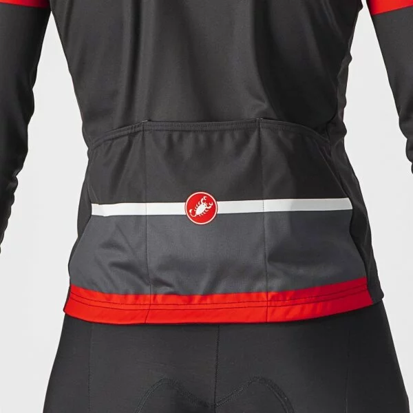Castelli Passista Long Sleeve Jersey Light Black/Dark Grey Red 5 Castelli Passista Long Sleeve Jersey Light Black/Dark Grey Red – Bild 3