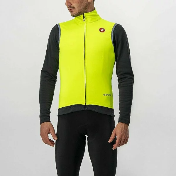 Castelli Perfetto RoS Weste Men Yellow Fluo 3 Castelli Perfetto RoS Weste Men Yellow Fluo