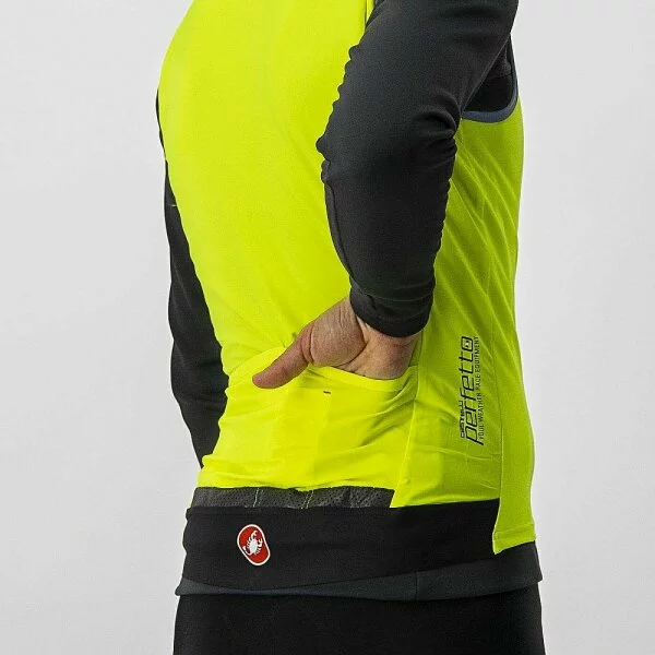 Castelli Perfetto RoS Weste Men Yellow Fluo 4 Castelli Perfetto RoS Weste Men Yellow Fluo – Bild 2