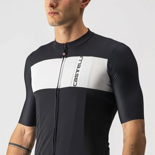Castelli Prologo 7 Jersey Kurzarmtrikot Light Black/Silver Gray-Ivory 8 Castelli Prologo 7 Jersey Kurzarmtrikot Light Black/Silver Gray-Ivory – Bild 6
