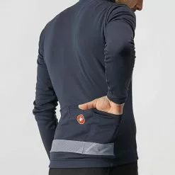 Castelli Puro3 Jersey FZ Langarmtrikot -Fahrräder Verkaufsladen castelli puro3 jersey fz langarmtrikot savile blue silver reflex3