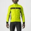 Castelli Raddoppia 3 Jacke Electric Lime / Black Reflex