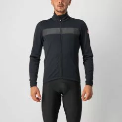 Castelli Raddoppia 3 Jacke Light Black/Black Reflex