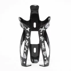 Cinelli Harrys Flaschenhalter Mike Giant Carbon Black - White