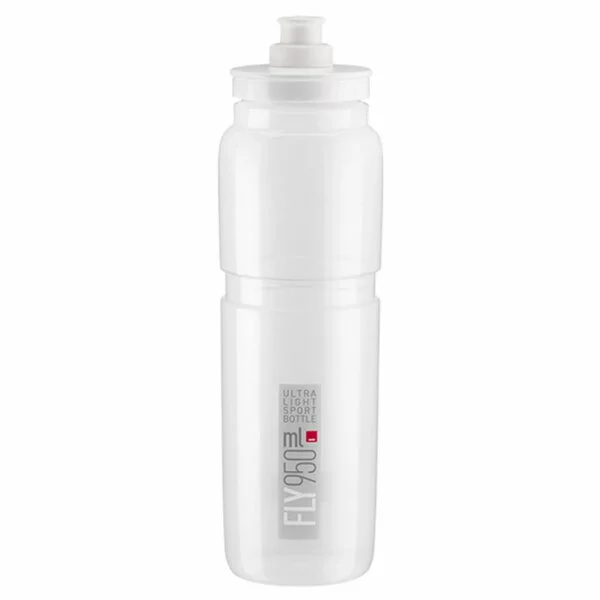 Elite Fly Trinkflasche Transparent/grau 950ml 3 Elite Fly Trinkflasche Transparent/grau 950ml
